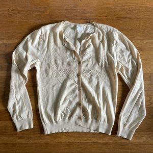 Dries Van Noten cream cardigan